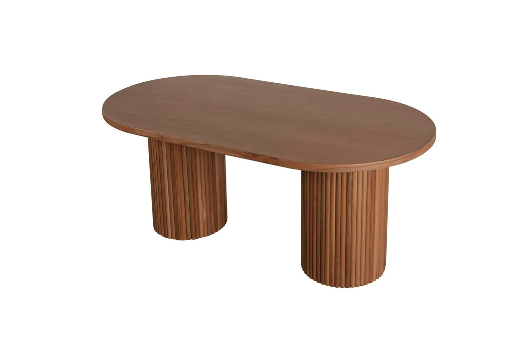 Sierra İskandinav Oval Ahşap Bohem Masa 90x180