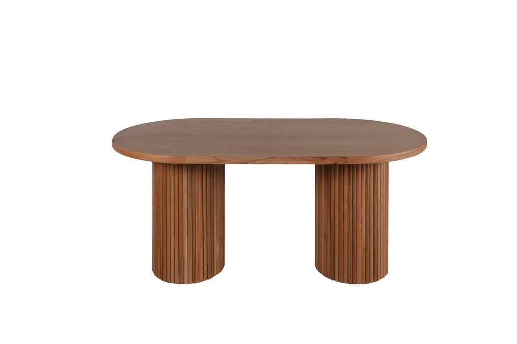 Sierra İskandinav Oval Ahşap Bohem Masa 90x180