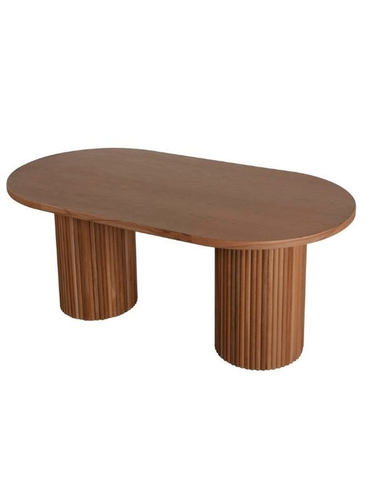 Sierra İskandinav Oval Ahşap Bohem Masa 90x190