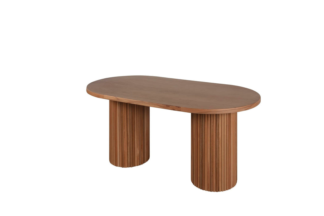 Sierra İskandinav Oval Ahşap Bohem Masa 90x190