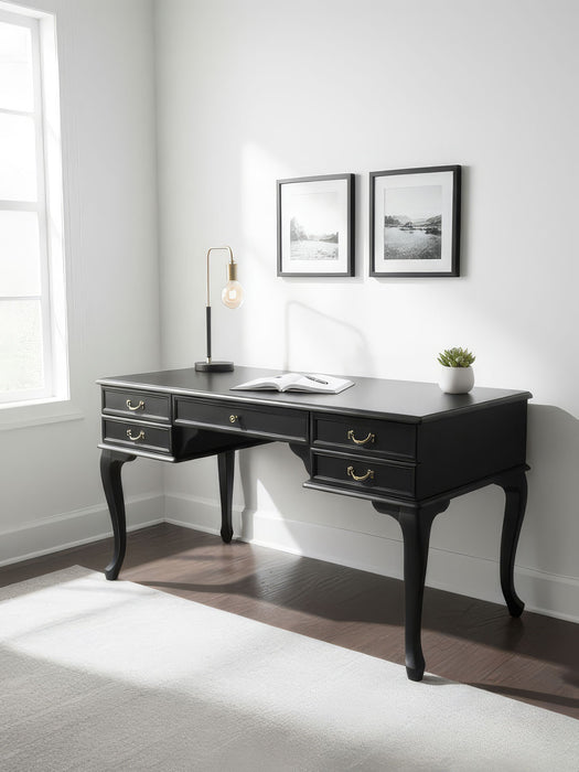 Throne Fransız Still Çekmeceli Ahşap Çalışma Masası 75x160