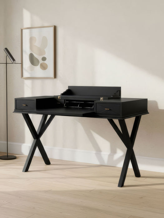 Roma Cross Klasik Ahşap Çalışma Masası