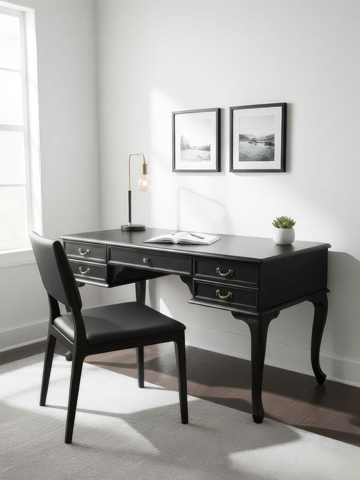 Throne Fransız Still Çekmeceli Ahşap Çalışma Masası 75x160