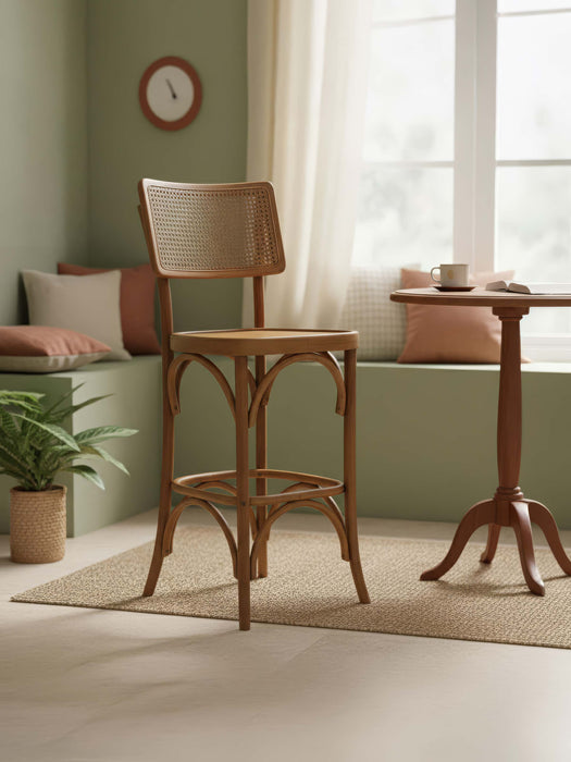 Sofa Ahşap Bar Sandalyesi