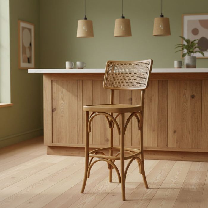 Sofa Ahşap Bar Sandalyesi