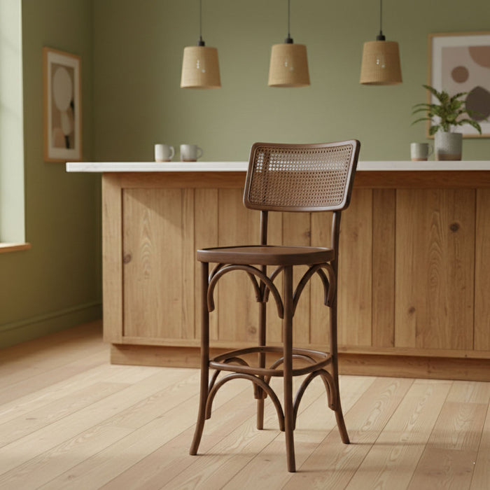 Sofa Ahşap Bar Sandalyesi