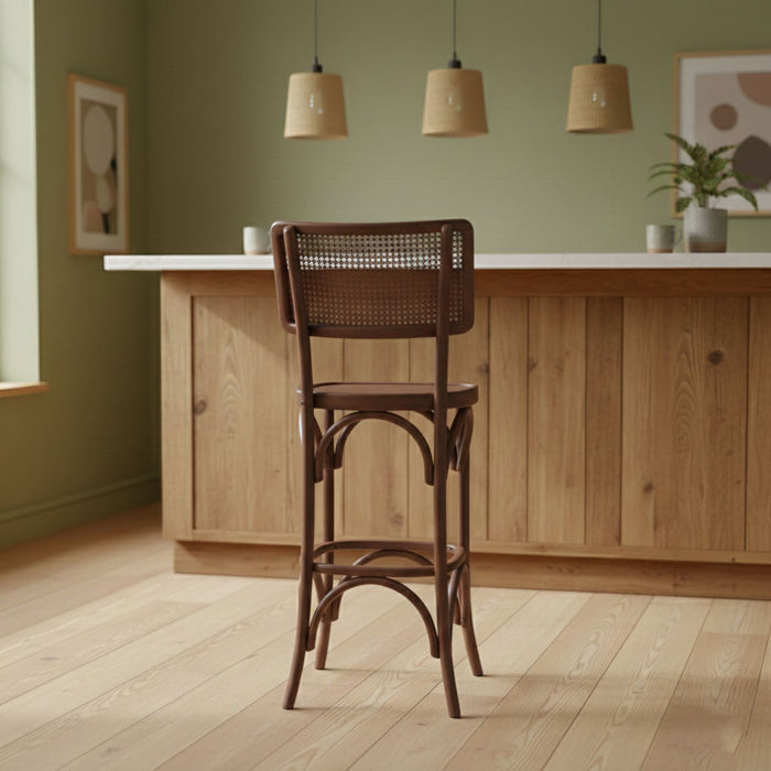 Sofa Ahşap Bar Sandalyesi