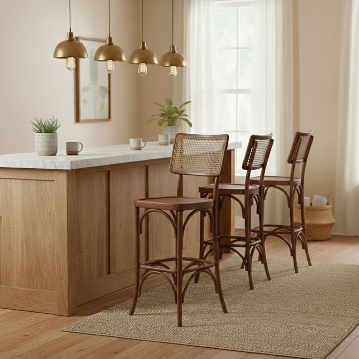 Sofa Ahşap Bar Sandalyesi