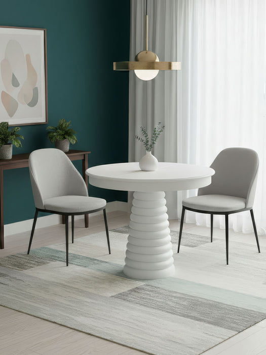Spirra Açılır Yuvarlak Ahşap Yemek Masası 100x100