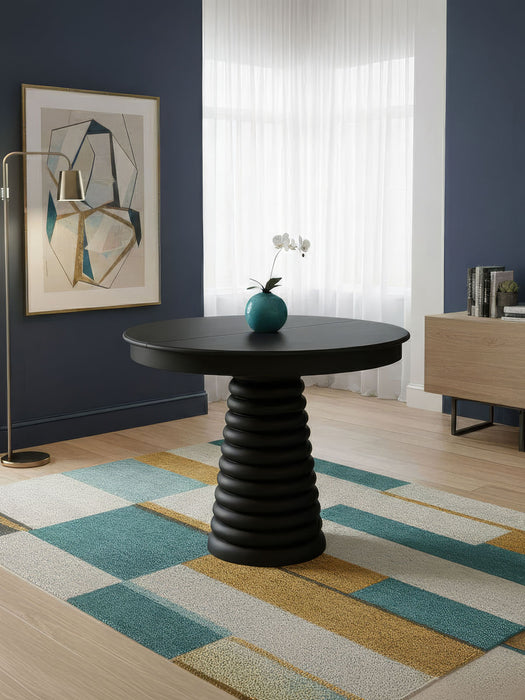 Spirra Açılır Yuvarlak Ahşap Yemek Masası 120x120