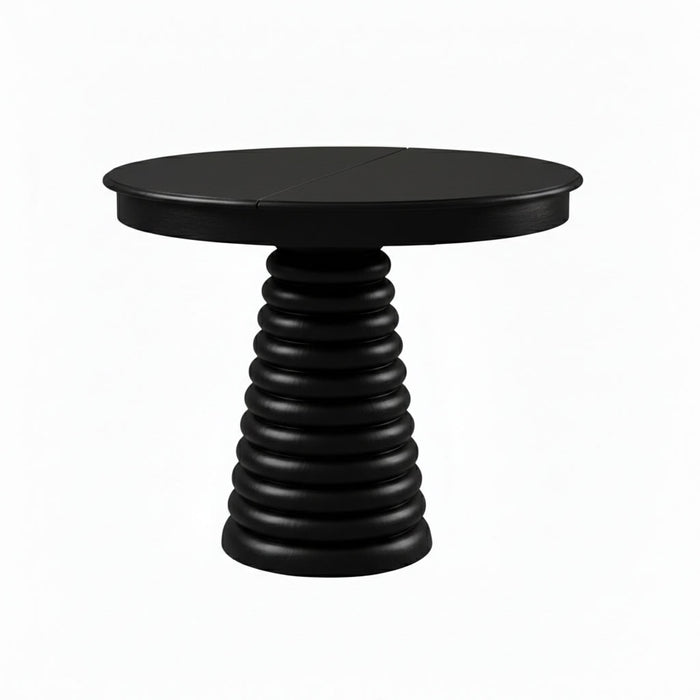 Spirra Açılır Yuvarlak Ahşap Yemek Masası 120x120