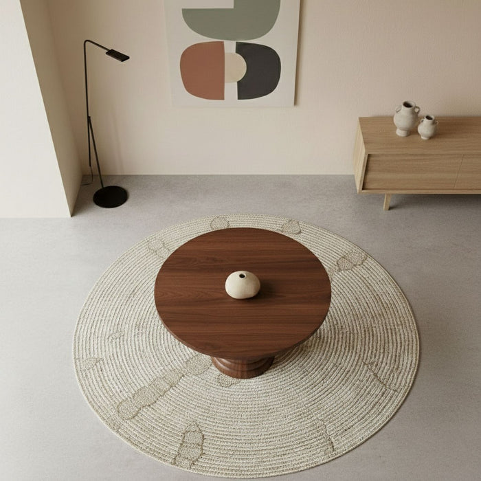 Spirra Yuvarlak Ahşap Yemek Masası 100x100