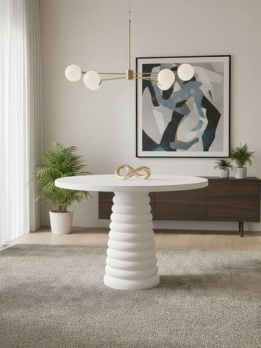 Spirra Yuvarlak Ahşap Yemek Masası 120x120