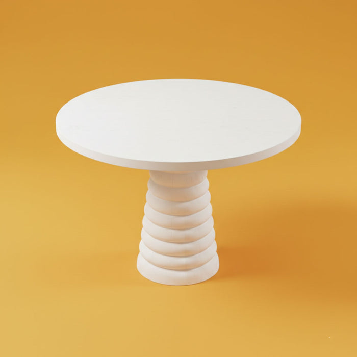 Spirra Yuvarlak Ahşap Yemek Masası 120x120