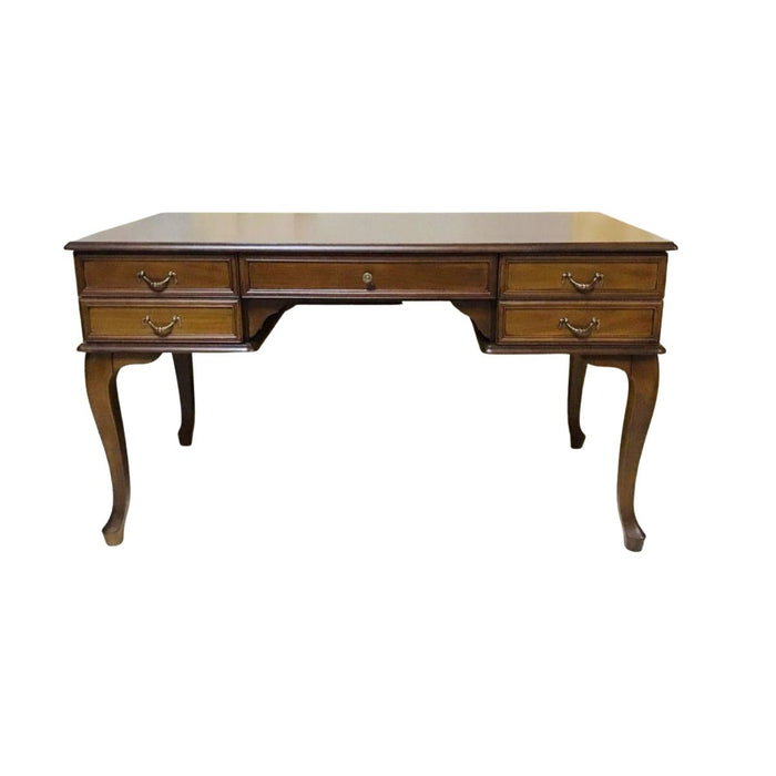 Throne Fransız Still Çekmeceli Ahşap Çalışma Masası 75x140