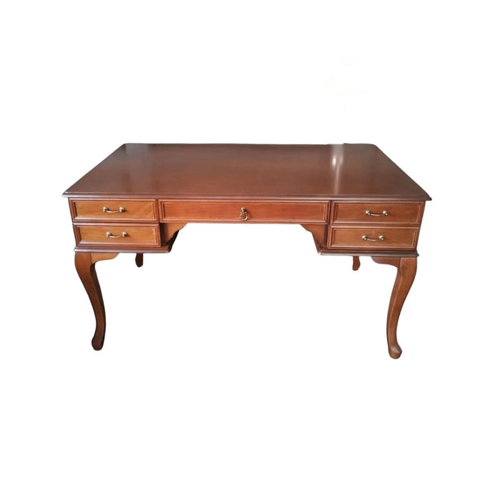 Throne Fransız Still Çekmeceli Ahşap Çalışma Masası 75x140