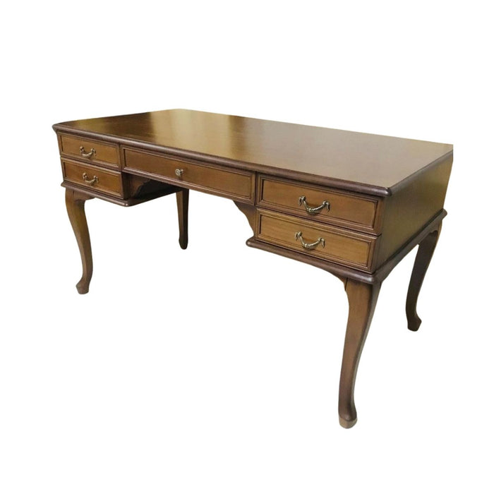 Throne Fransız Still Çekmeceli Ahşap Çalışma Masası 75x160