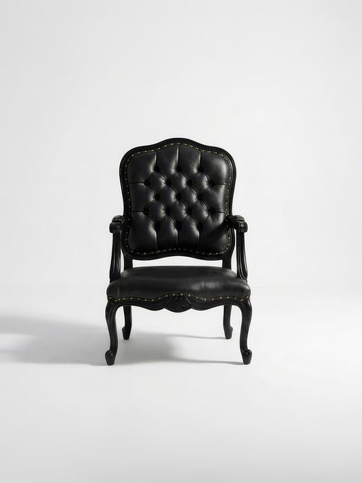 Throne Fransız Still Klasik Ahşap Berjer