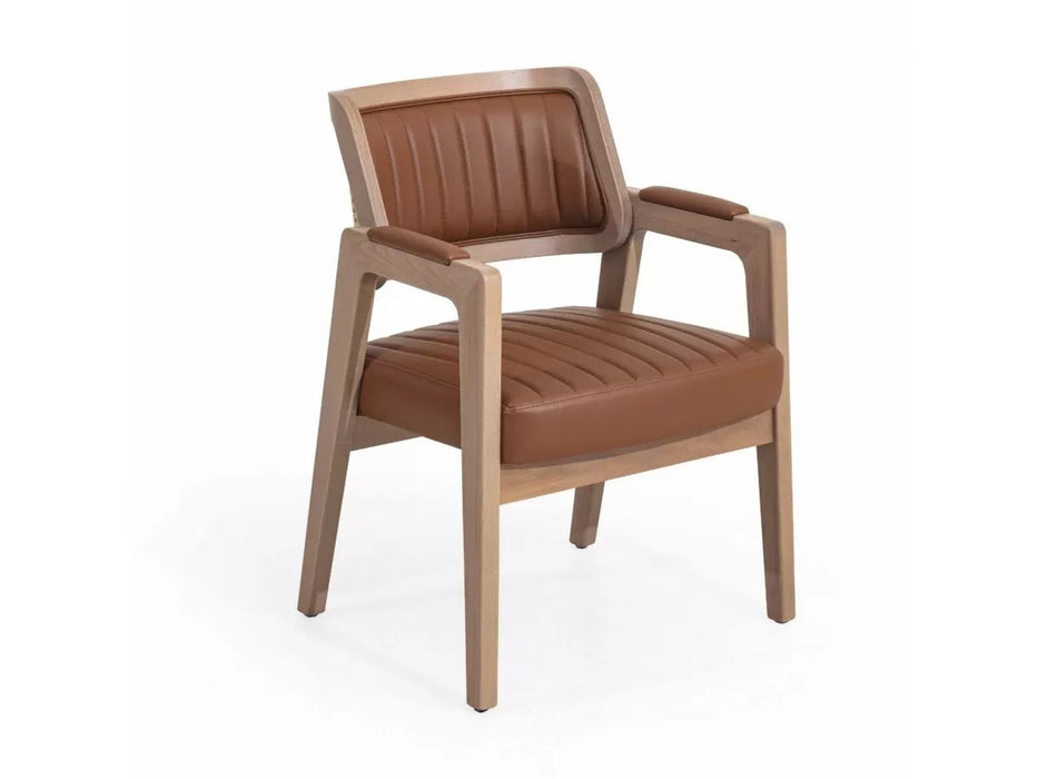 Tokyo Hazeranlı Ahşap Sandalye