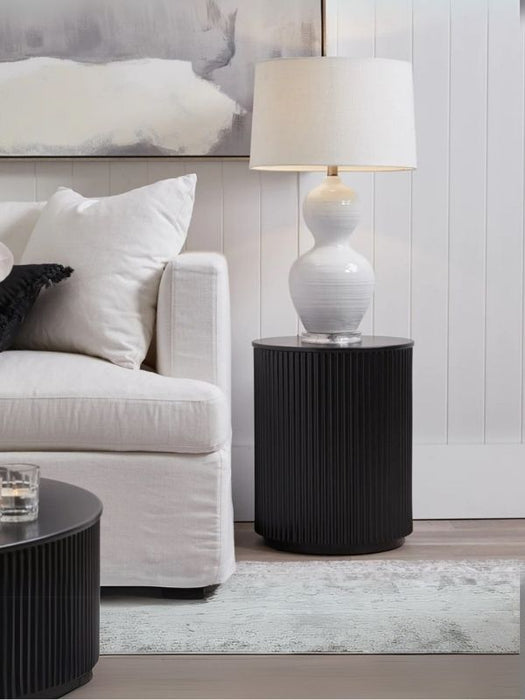 Tropico Bohem Ahşap Yan Sehpa