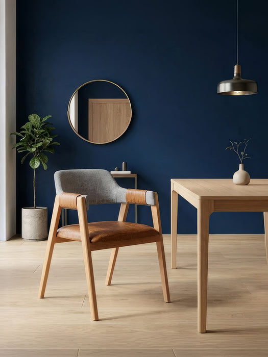 Vector Bağlamalı Kolçaklı Ahşap Sandalye