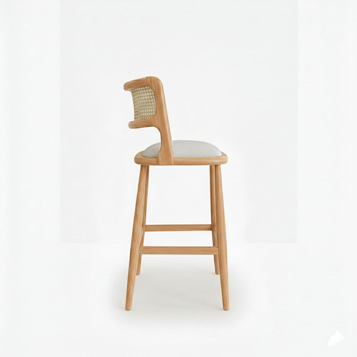 Venosa Ahşap Bar Sandalyesi