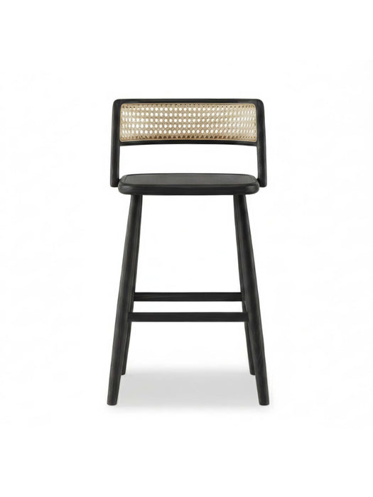 Venosa Hazeranlı Ahşap Bar Sandalyesi