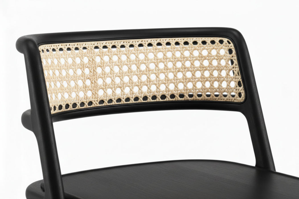 Venosa Hazeranlı Ahşap Bar Sandalyesi