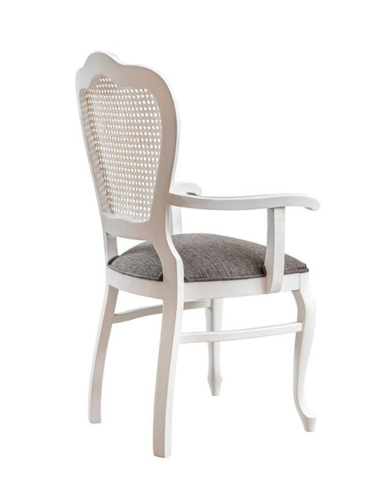 Versailes Hazeranlı Kolçaklı Klasik Ahşap Sandalye