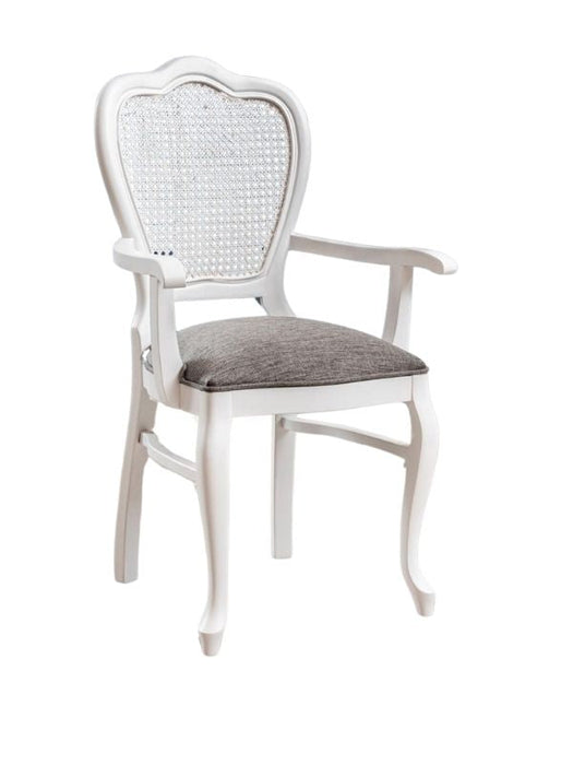 Versailes Hazeranlı Kolçaklı Klasik Ahşap Sandalye