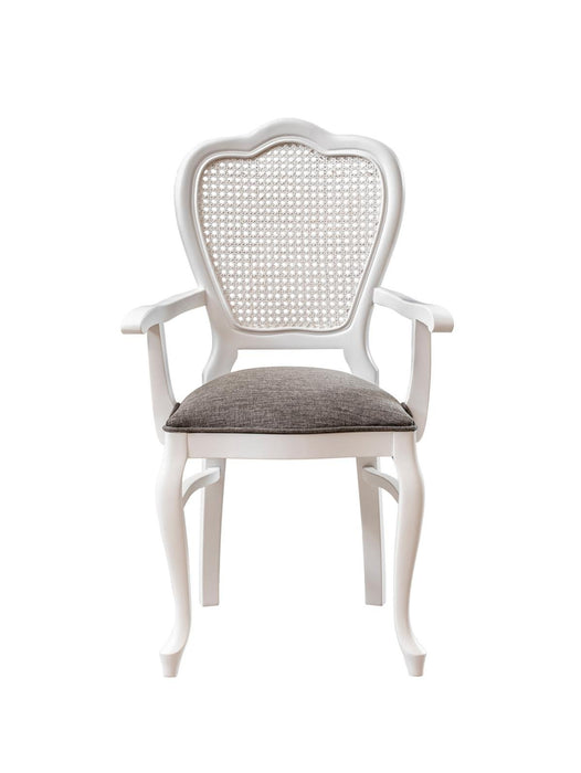 Versailes Hazeranlı Kolçaklı Klasik Ahşap Sandalye