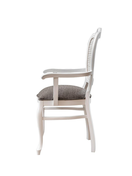 Versailes Hazeranlı Kolçaklı Klasik Ahşap Sandalye