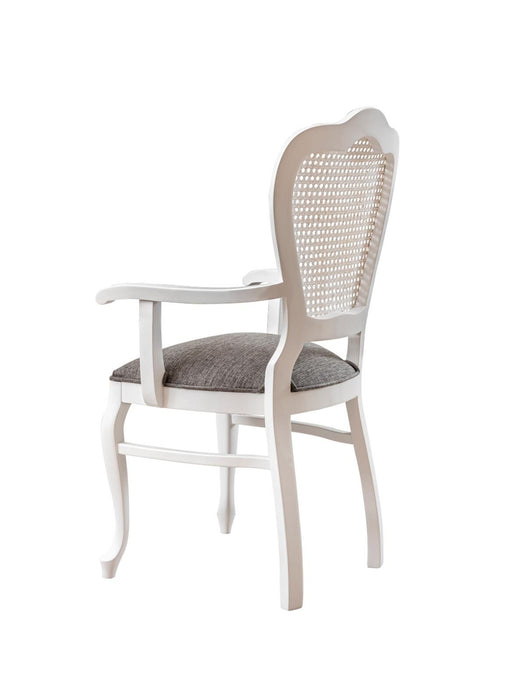 Versailes Hazeranlı Kolçaklı Klasik Ahşap Sandalye