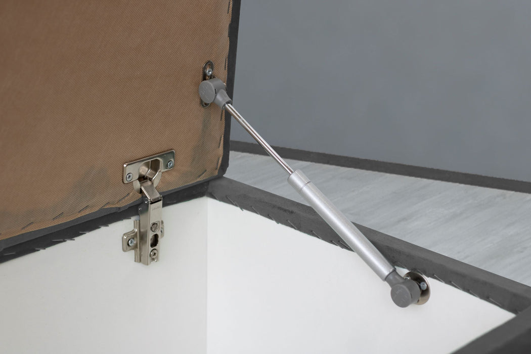 Vetra Sandıklı Bench Puf, Beyaz