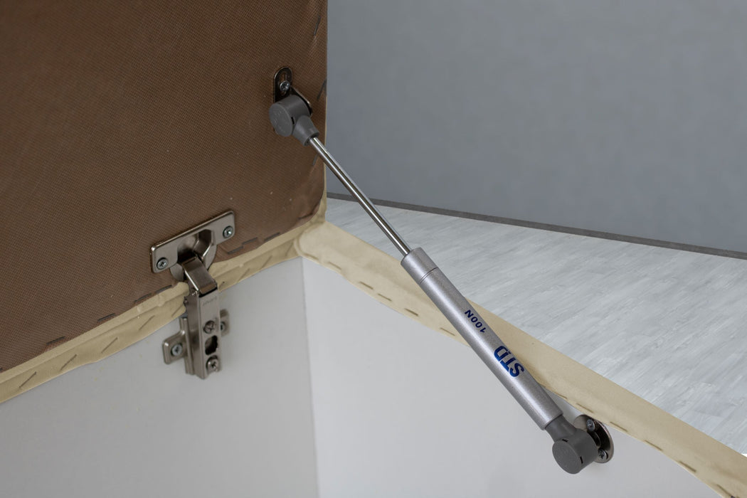 Vetra Sandıklı Bench Puf, Beyaz