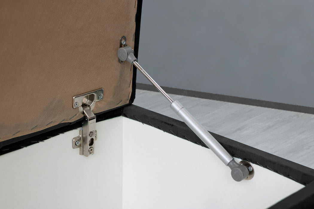 Vetra Sandıklı Bench Puf, Beyaz