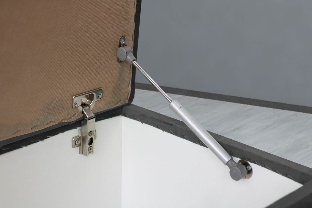 Vetra Sandıklı Bench Puf, Beyaz