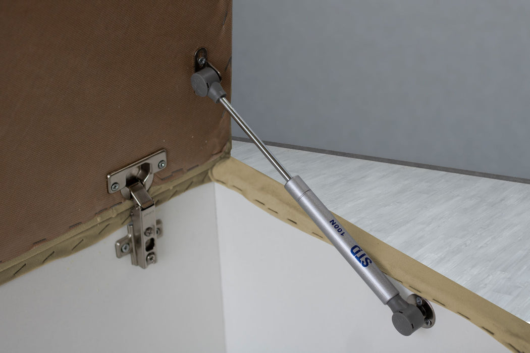 Vetra Sandıklı Bench Puf, Beyaz