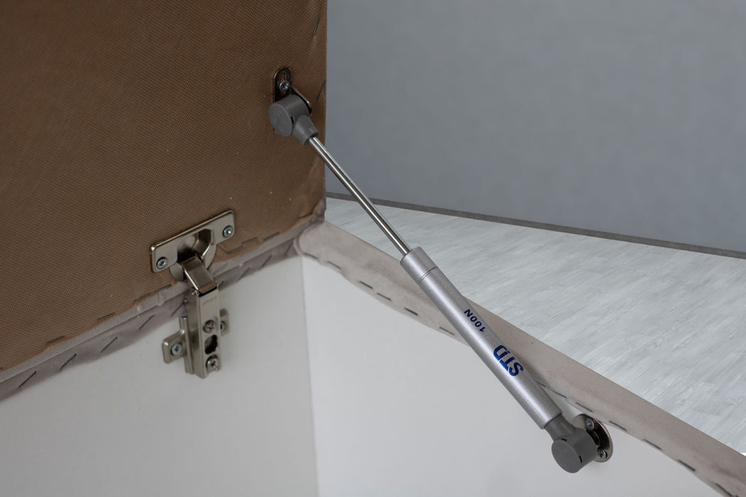 Vetra Sandıklı Bench Puf, Beyaz