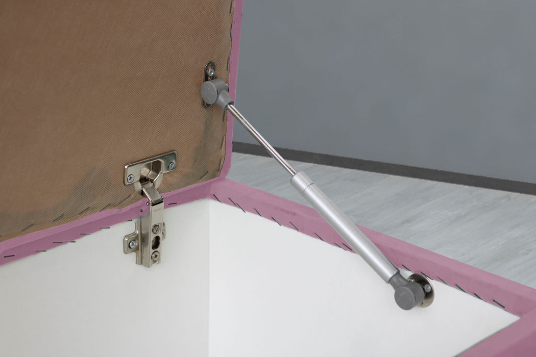 Vetra Sandıklı Bench Puf, Beyaz