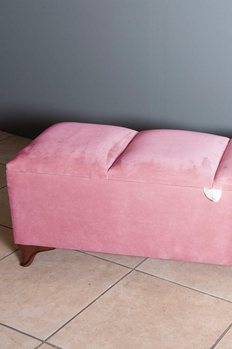 Vetra V2 Sandıklı Bench Puf, Ceviz