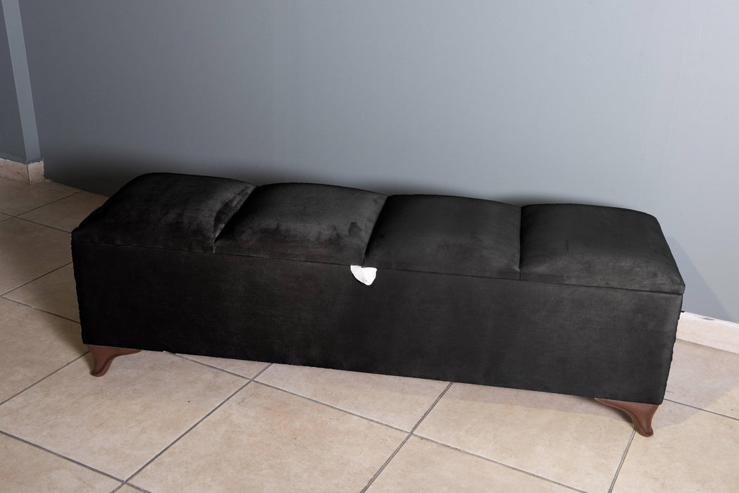 Vetra V2 Sandıklı Bench Puf, Ceviz