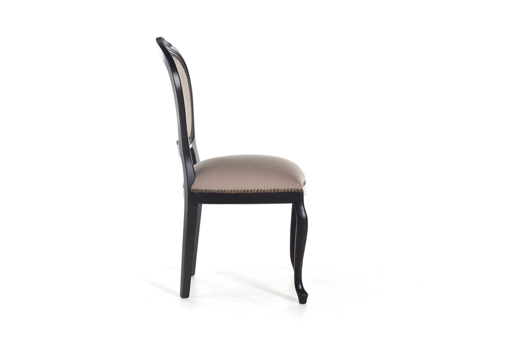 Victoria Ahşap Oymalı Country Sandalye