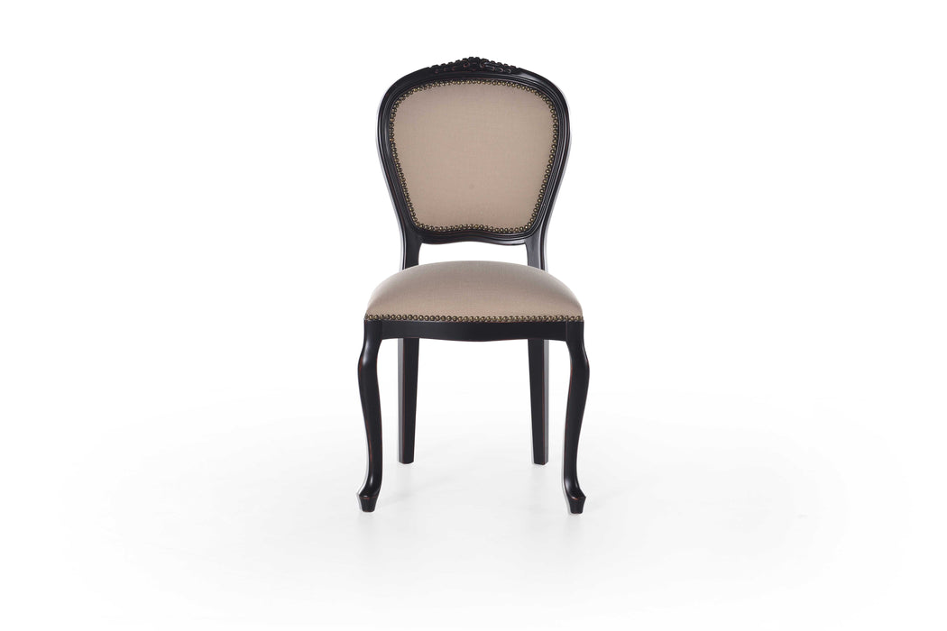 Victoria Ahşap Oymalı Country Sandalye