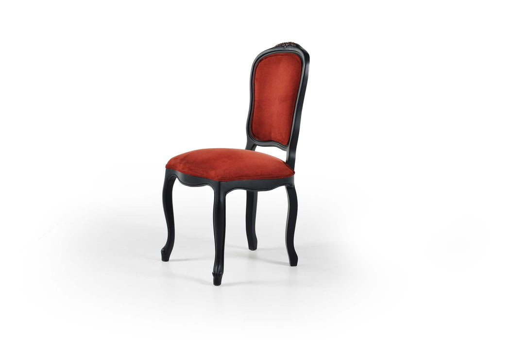 Victoria Ahşap Oymalı Country Sandalye