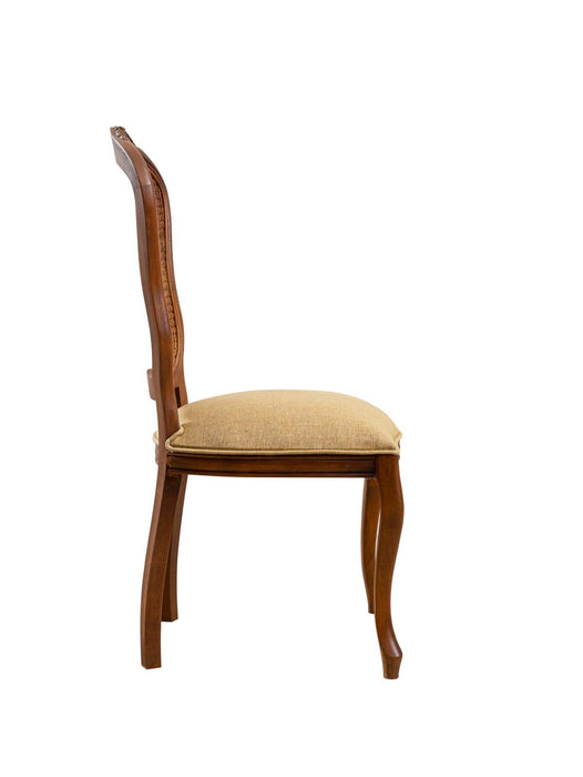 Victoria Hazeranlı Ahşap Oymalı Country Sandalye