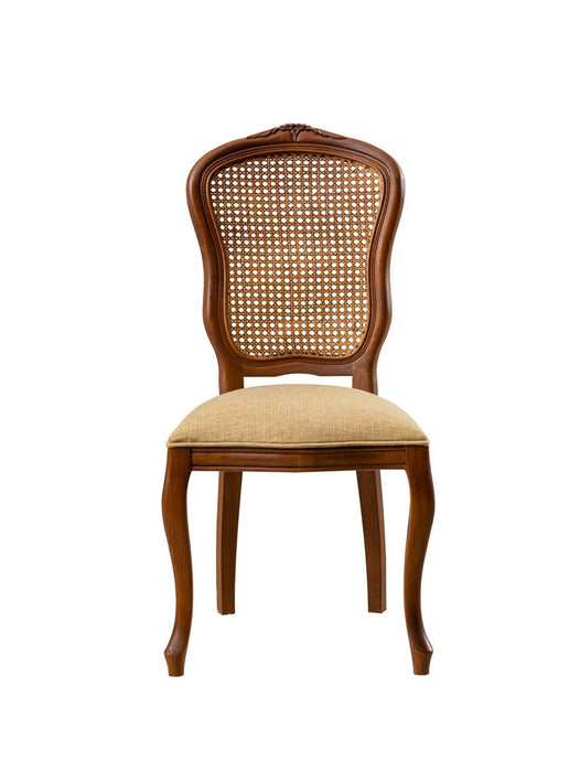 Victoria Hazeranlı Ahşap Oymalı Country Sandalye