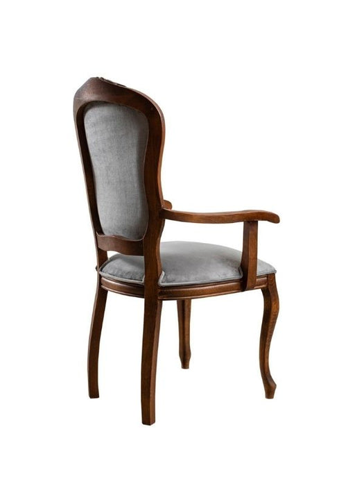 Victoria Kolçaklı Ahşap Oymalı Country Sandalye