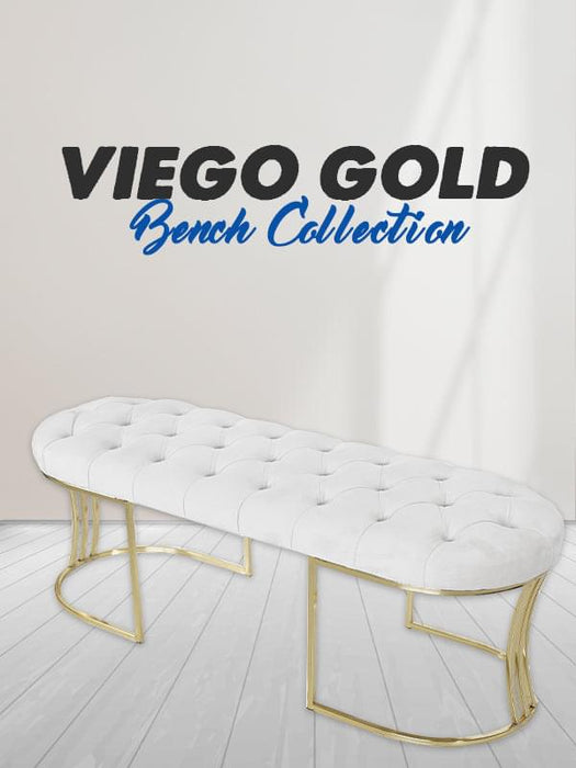 Viego Gold Bench Puf