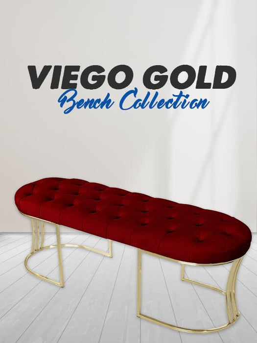 Viego Gold Bench Puf
